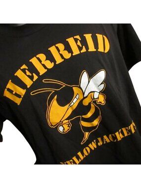 Vintage T-shirt 1980's Men's Large Single Stitch South Dakota High School Hornet